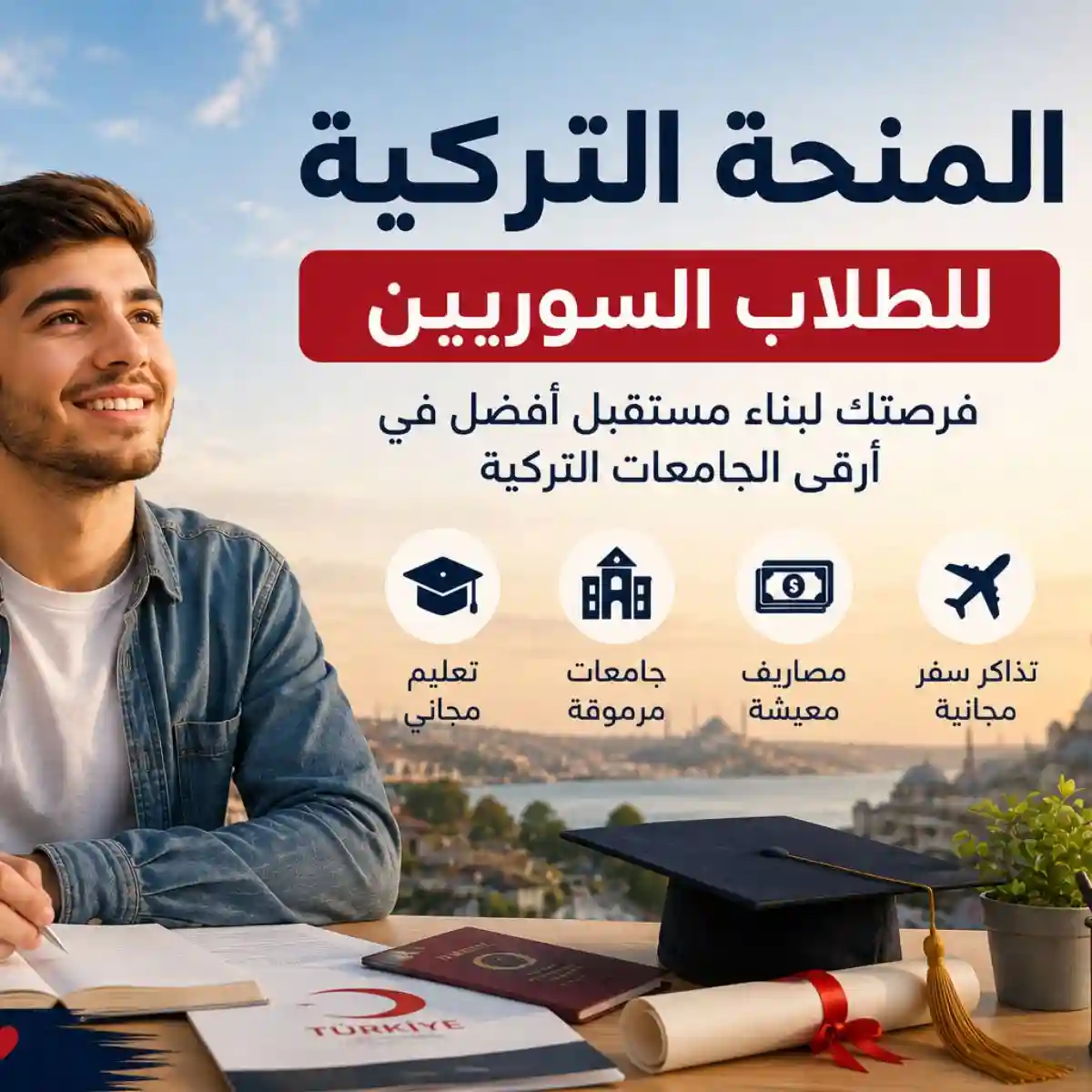 المنحة التركية للطلاب السوريين - فرص الدراسة والمنح في الجامعات التركية